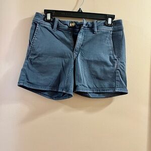 American Eagle Gray/Blue Women’s Chino Shorts Size 2